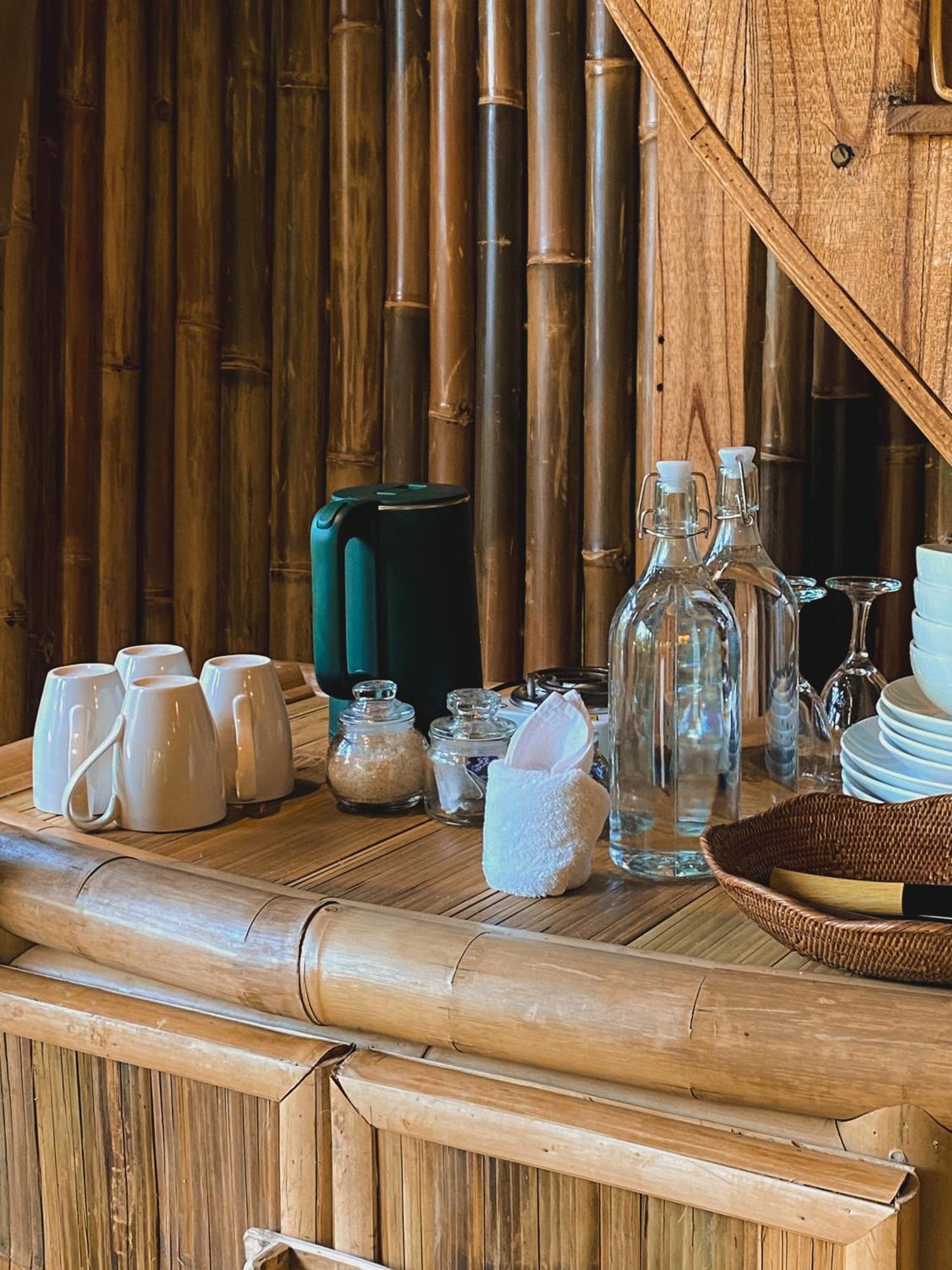 Вилла Alamvaya Bali Bamboo House Сидемен Экстерьер фото