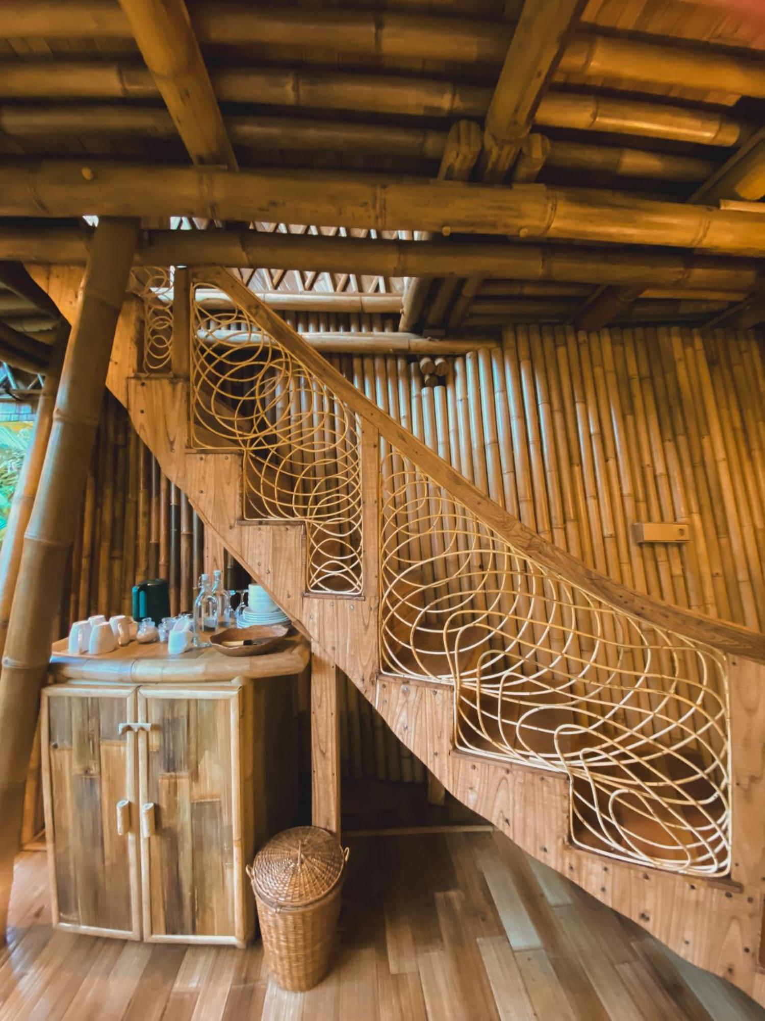Вилла Alamvaya Bali Bamboo House Сидемен Экстерьер фото