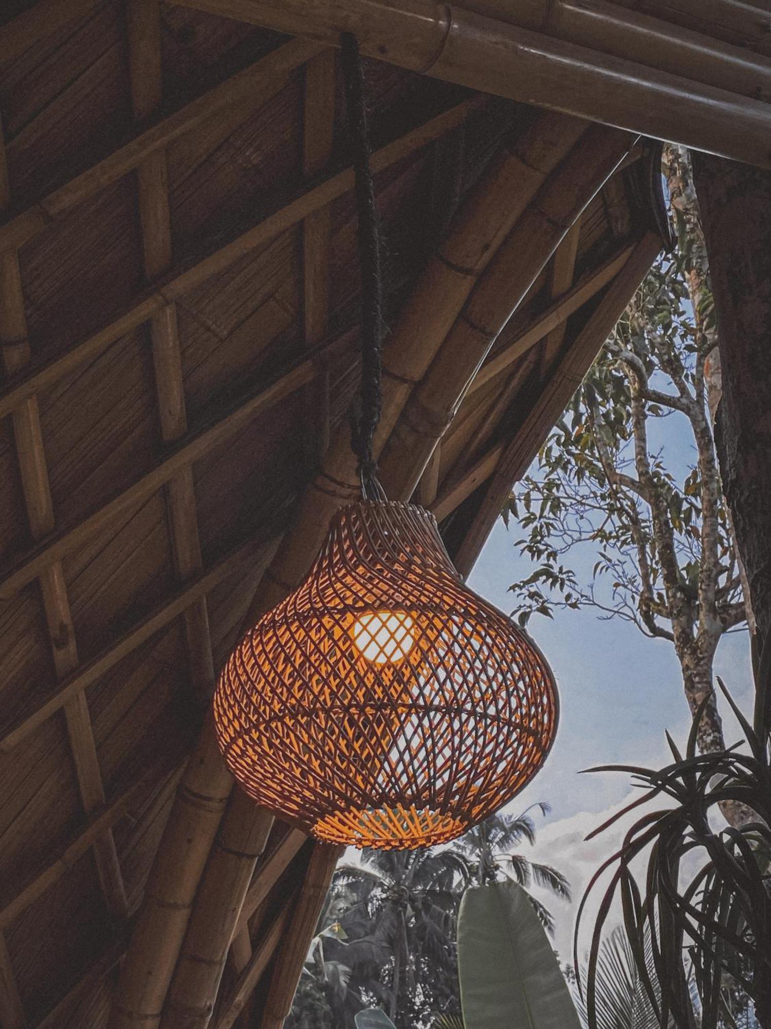 Вилла Alamvaya Bali Bamboo House Сидемен Экстерьер фото