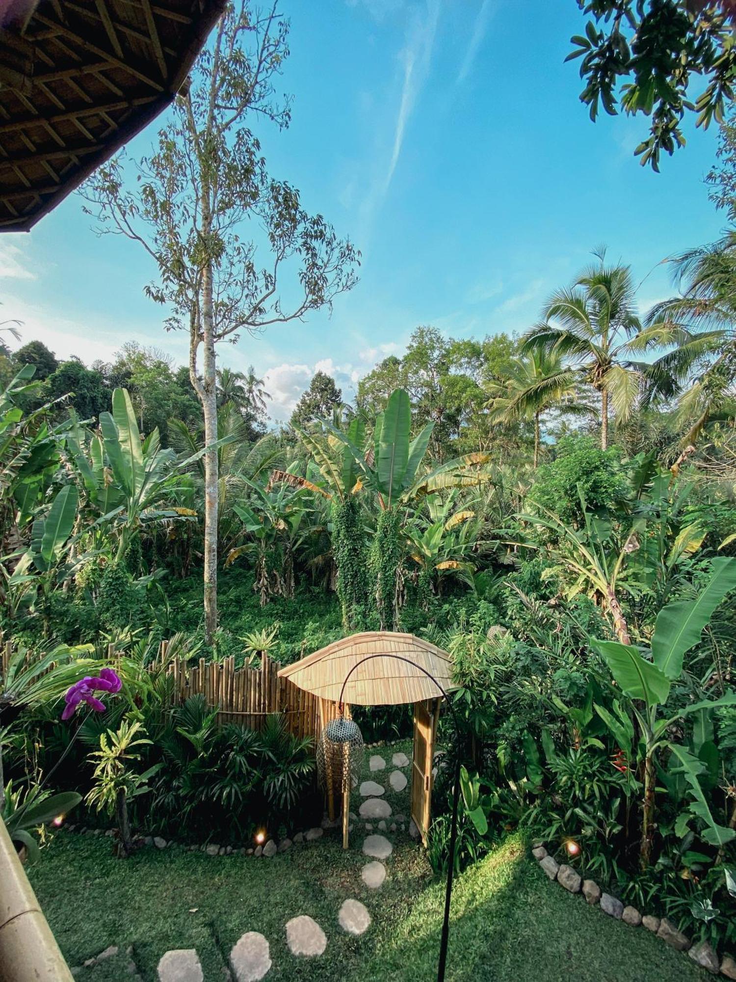 Вилла Alamvaya Bali Bamboo House Сидемен Экстерьер фото