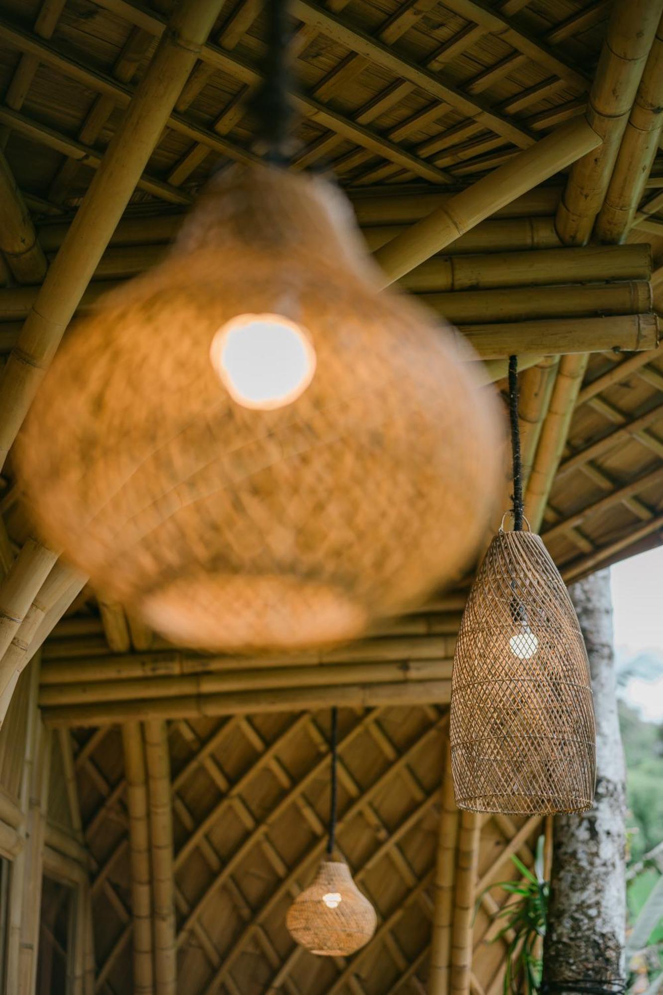 Вилла Alamvaya Bali Bamboo House Сидемен Экстерьер фото
