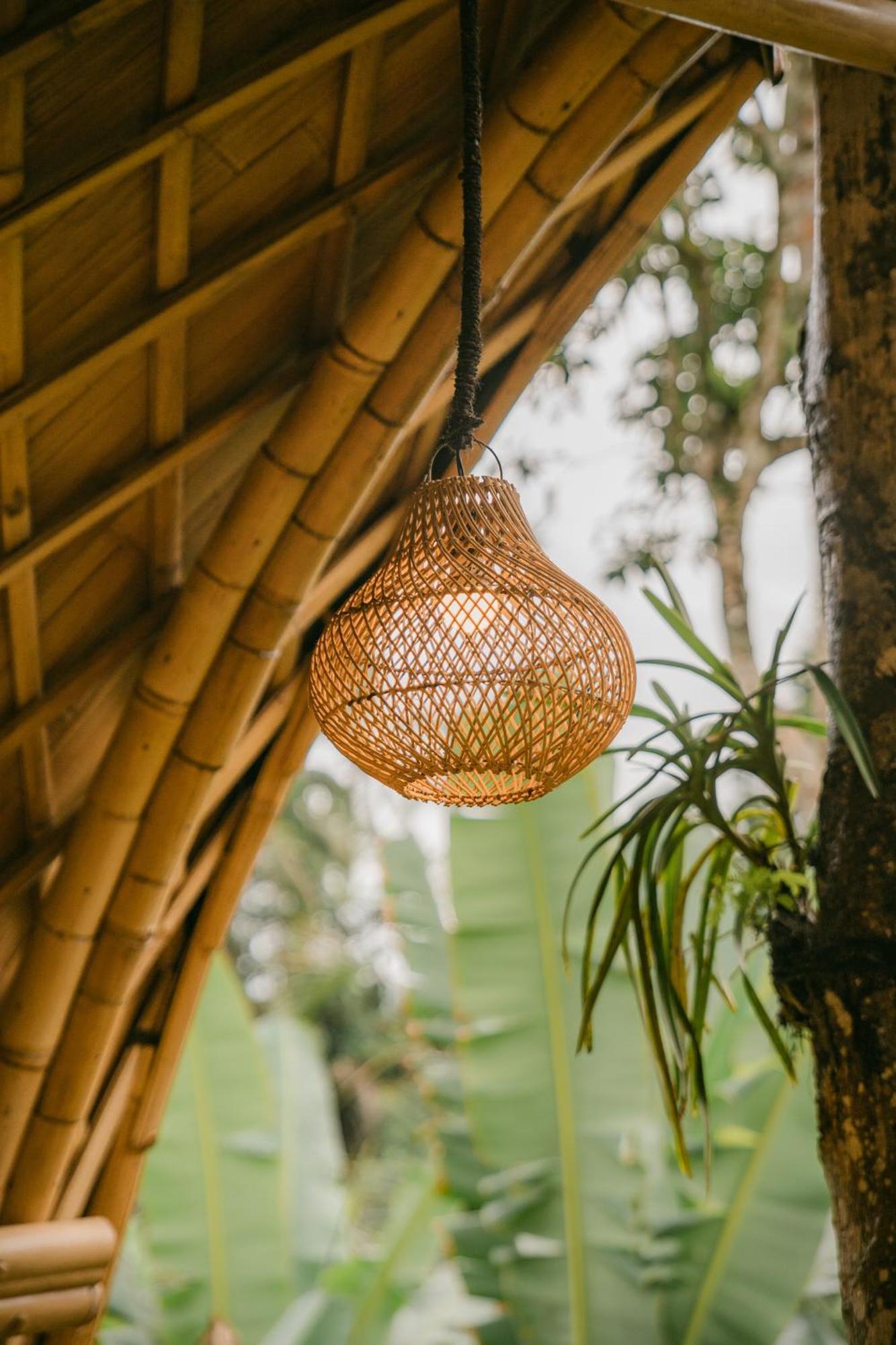 Вилла Alamvaya Bali Bamboo House Сидемен Экстерьер фото